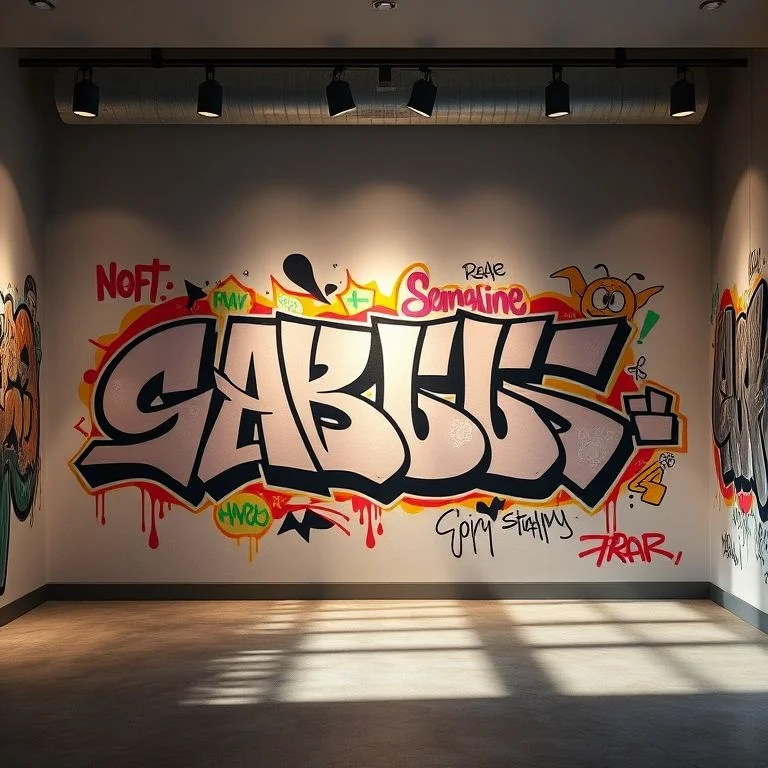 A sharp, intricate stencil art piece on a corrugated metal surface, featuring precise lines and a complex narrative.